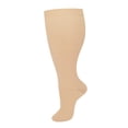 thumbnail image 1 of Puliio Women's Plus Size Compression Knee High Socks Support Circulation Breathable Soft Casual Everyday Wear Socks, 1 of 3