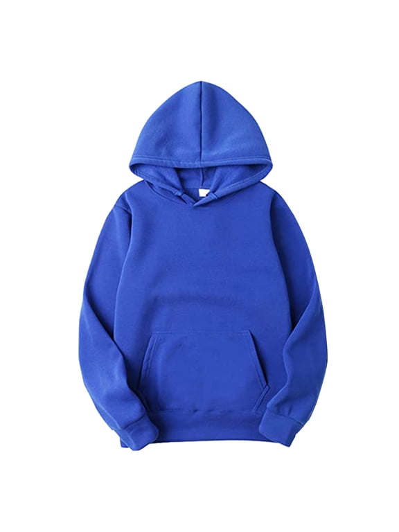 Womens Hooded Sweatshirts Minimalist Long Sleeve Drawstring Pocket Shirt Hoody Sweater Autumn Winter Leisure Trendy Solid Color Sweater Soft Pullover Top Blouse