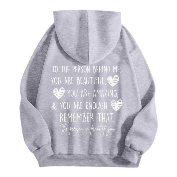 Puliio Womens Hoodies Letter Printed Fall Sleeve Zipper Hoddy Jacket With Pocket Soft Comfortable Outdoor Loose Pullover Hooded Tops For Womens