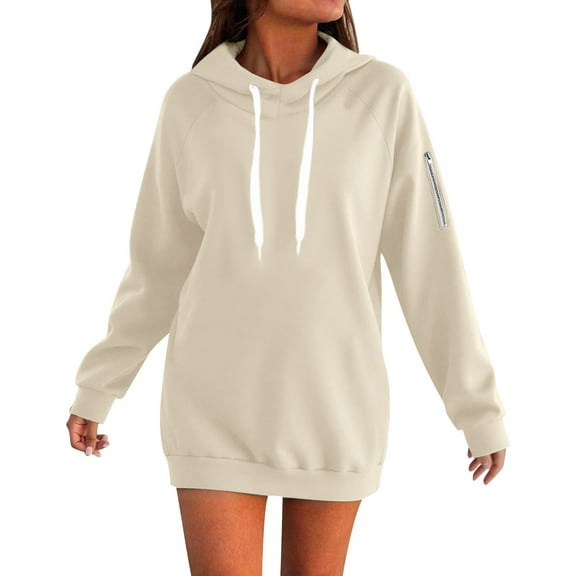 Puliio Womens Zip Up Hoodie Pure Color Long Sleeve Soft Cozy Pullover Casual Sweatshirt With Pocket Outdoor Fall Winter Comfort Hooded Sweartshirts Tops