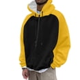 thumbnail image 1 of Puliio Zip Up Jackets for Men Two Tone Raglan Sleeve Full Zip Drawstring Long Sleeve Pullover American Casual Sweatshirts With Pocket, 1 of 6