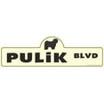 thumbnail image 1 of Pulik Street Sign | Indoor/Outdoor | Dog Lover Funny Home Décor for Garages, Living Rooms, Bedroom, Offices | SignMission personalized gift | 20" Wide, 1 of 5