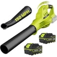thumbnail image 1 of Pulituo 20V Cordless Leaf Blower, 2×4.0Ah Batteries & Charger, 150MPH, 3 Speeds, Long Runtime, Lightweight Yard Blower for Large Yards, 1 of 8