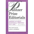 thumbnail image 1 of Pre-Owned Pulitzer Prize Editorials: America's Best Editorial Writing 1917-1993 (Hardcover) 081381491X 9780813814919, 1 of 1