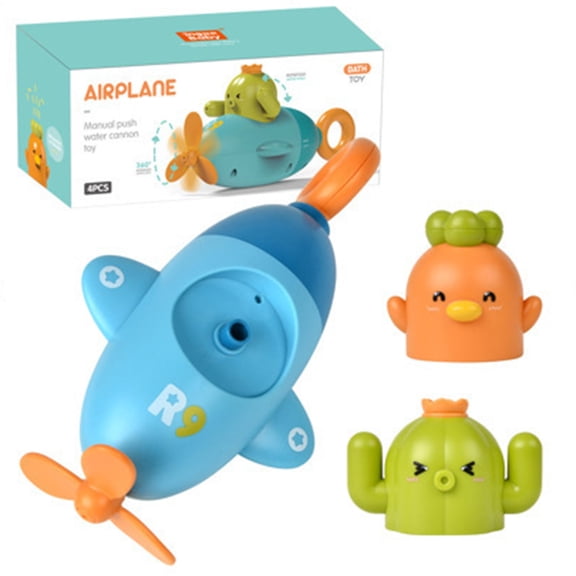 Pull Action Water Spray Toy Set, Submarine Shape Water Blaster, Portable Bath Pool Play Tool, Durable Plastic Summer Activity Toy, Interactive Outdoor Water Game Equipment