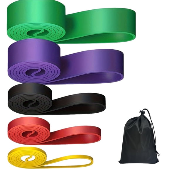 Pull Up Assist Bands - Stretch Resistance Band - Mobility Band - Powerlifting Bands - by Perfect for Body Stretching, Powerlifting, Resistance Training