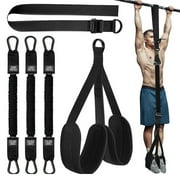 Pull Up Assistance Bands, Heavy Duty Resistance Band for Pull Up Bar, Adjustable Weight/Size with Fabric Feet/Knee Rest, Bands for Pull Up Assist for Strength Training - Style 2