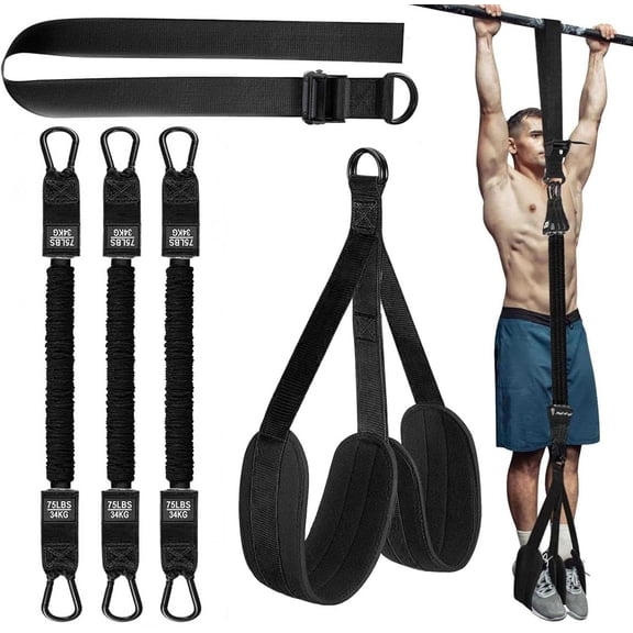 Pull Up Assistance Bands , Heavy Pull Up Bands Resistance Bands for Pull Ups Working Out with Feet Rest, Pull Up Bar Bands Assistance Bands Strength Training Workout Equipment