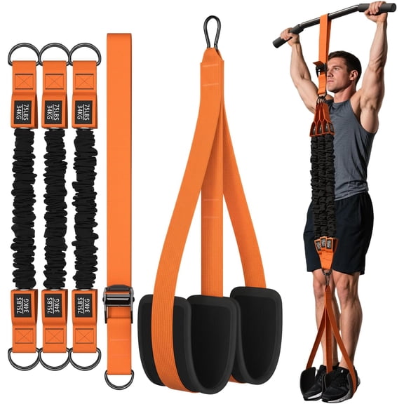 Pull Up Assistance Bands, Resistance Bands for Pull Up Bar Working Out with  Straps ,Adjustable  Pull Up Assist Equipment,  Gym Fitness Exercise Strength
