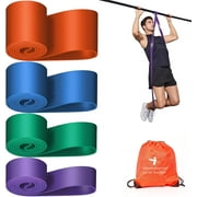 Pull Up Assistance Bands Set 5 LBS - 230 LBS, Long Resistance Bands for Pull Ups Working Out, Gym Workout Bands for Men Exercise Muscle Training and Shape Body - Carry Bag Included