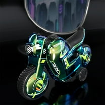 Pull Back Alloy Motorcycle Toy – Realistic Die Cast Friction Powered Mini Bike for Boys Age 3  No Battery Needed Travel Size Gift for Birthday Christmas