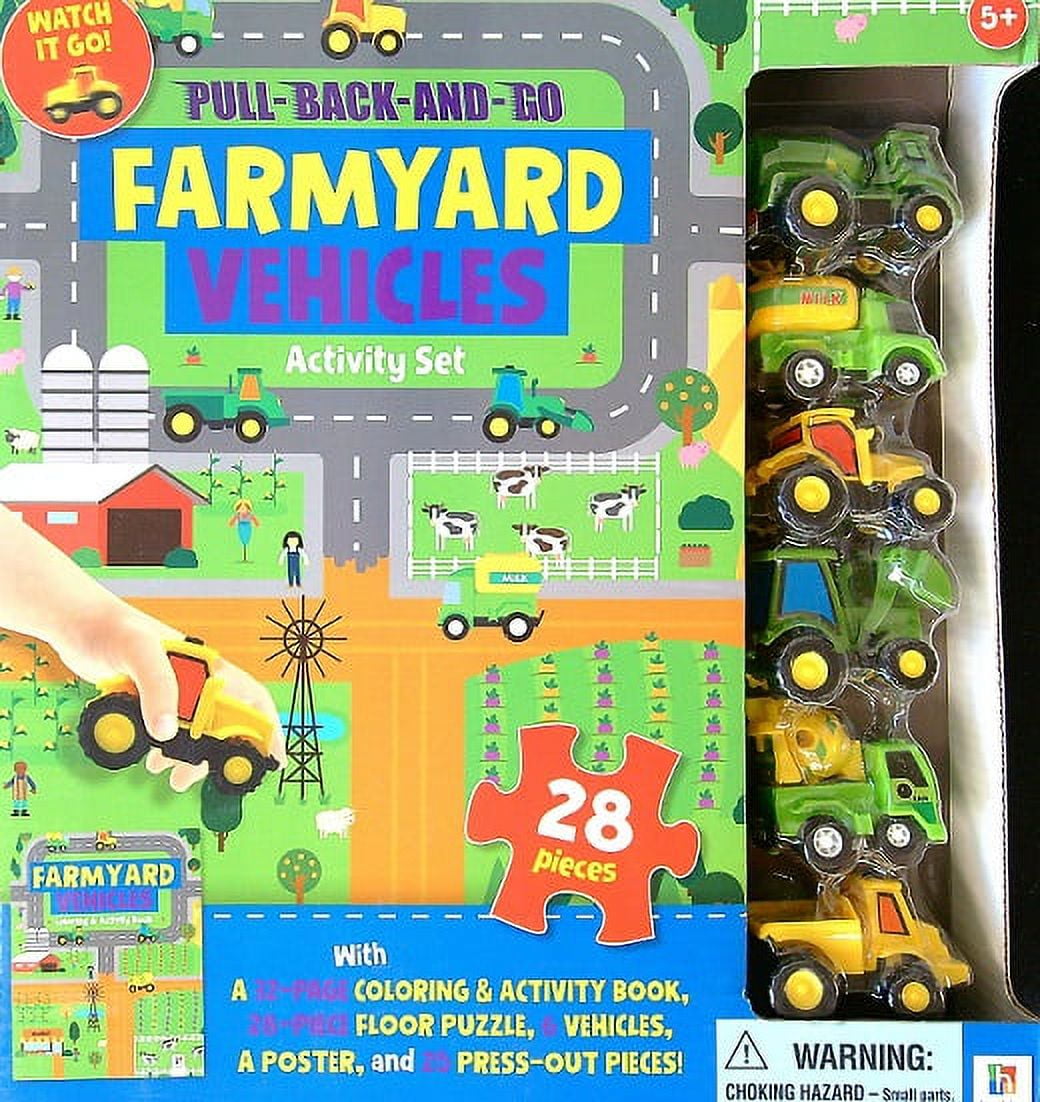 PullBackAndGo Farmyard Vehicles Activity Set