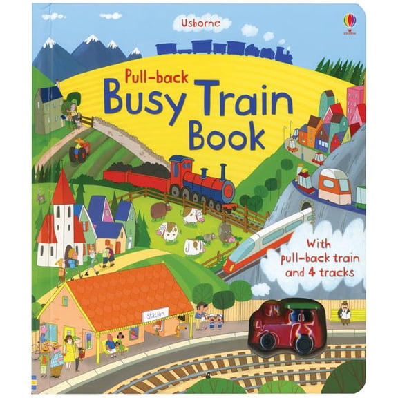 Pre-Owned Pull-Back Busy Train (Hardcover) by Fiona Watt