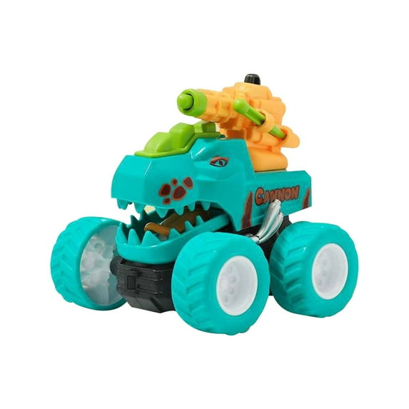 Pull Back Dinosaur Cars 4-Pack Realistic Mini Dinosaur Toys for Kids 3+ Years, Fun Push and Go Dino Toy Cars, Educational Gift for Boys Girls, Christmas Birthday Present