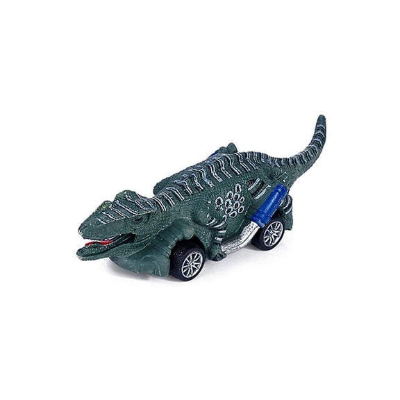 Pull Back Dinosaur Cars, Zzbeans Safe Creative Pull Back Vehicles Toys, 6 Dinosaur Shape Cars for 3-9 Year Old Boys Christmas Birthday Gifts