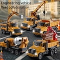 thumbnail image 1 of Pull Back Dump Truck Toy, Alloy Construction Vehicle with Realistic Lights & Sounds, Inertia Powered Car for Boys&Girls Boys Age 3-8, Christmas Gifts for Boys&Girls, 1 of 6