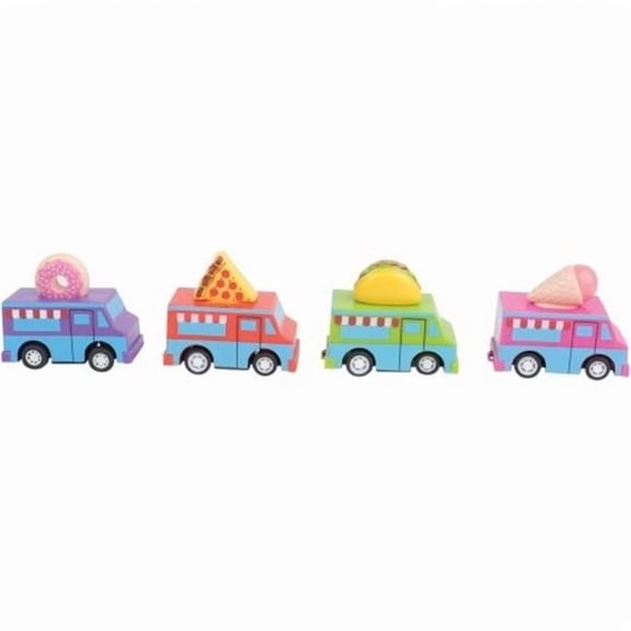 Pull Back Food Trucks Toy