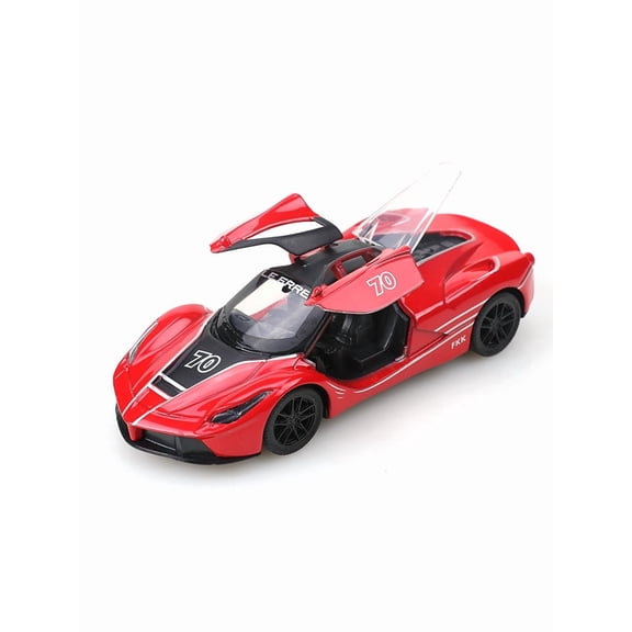 Pull Back Mini Alloy Sports Car Model, Exquisite Diecast Race Vehicle Ornament, Multi-Purpose Cake Topper Decor, Kids Play Toy & Birthday Party Gift for Car Lovers
