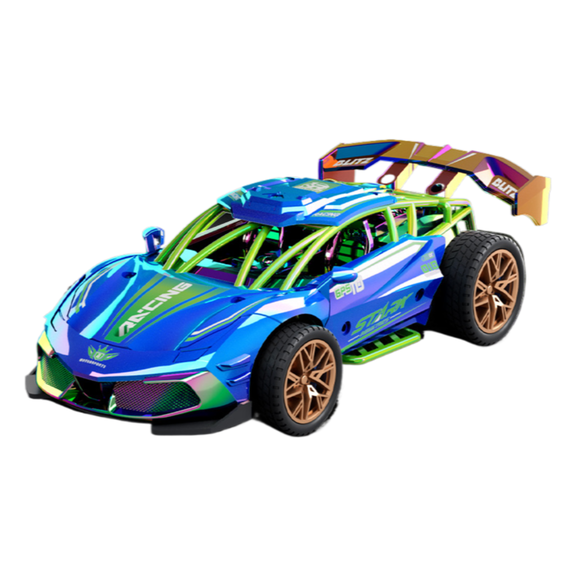 Pull Back Off Road Mini Toy Car HY-62A Blue Plastic Vehicle Model for Boys and Girls Ages 5-7 Christmas Gift