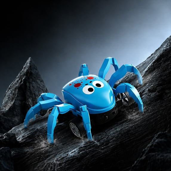 Pull Back Spider Car Toy, Animal Inspired Inertial Vehicle Model, Battery Free Racing Action Toy, Durable Crawling Motion Car, Interactive Play Vehicle For Indoor Outdoor Fun