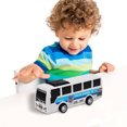 thumbnail image 1 of Pull Back Toy Bus, Realistic Miniature Vehicle with High-Speed Action, Durable ABS Car for Imaginative Play, Friction-Powered Kids Gift, Toddler Travel Toy with Detailed Design, 1 of 5