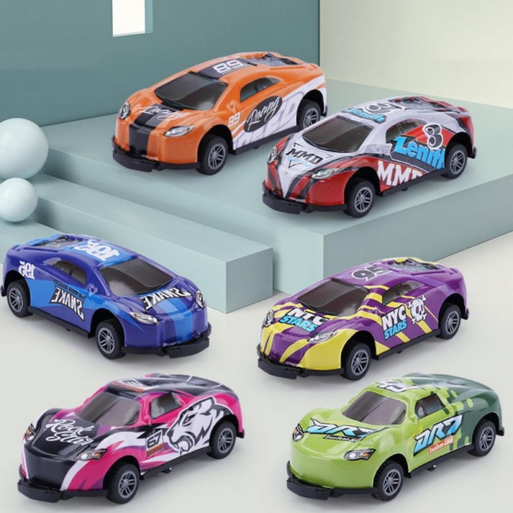 Pull Back Vehicles, Friction Powered Pull Back Car Toys, Vehicles and