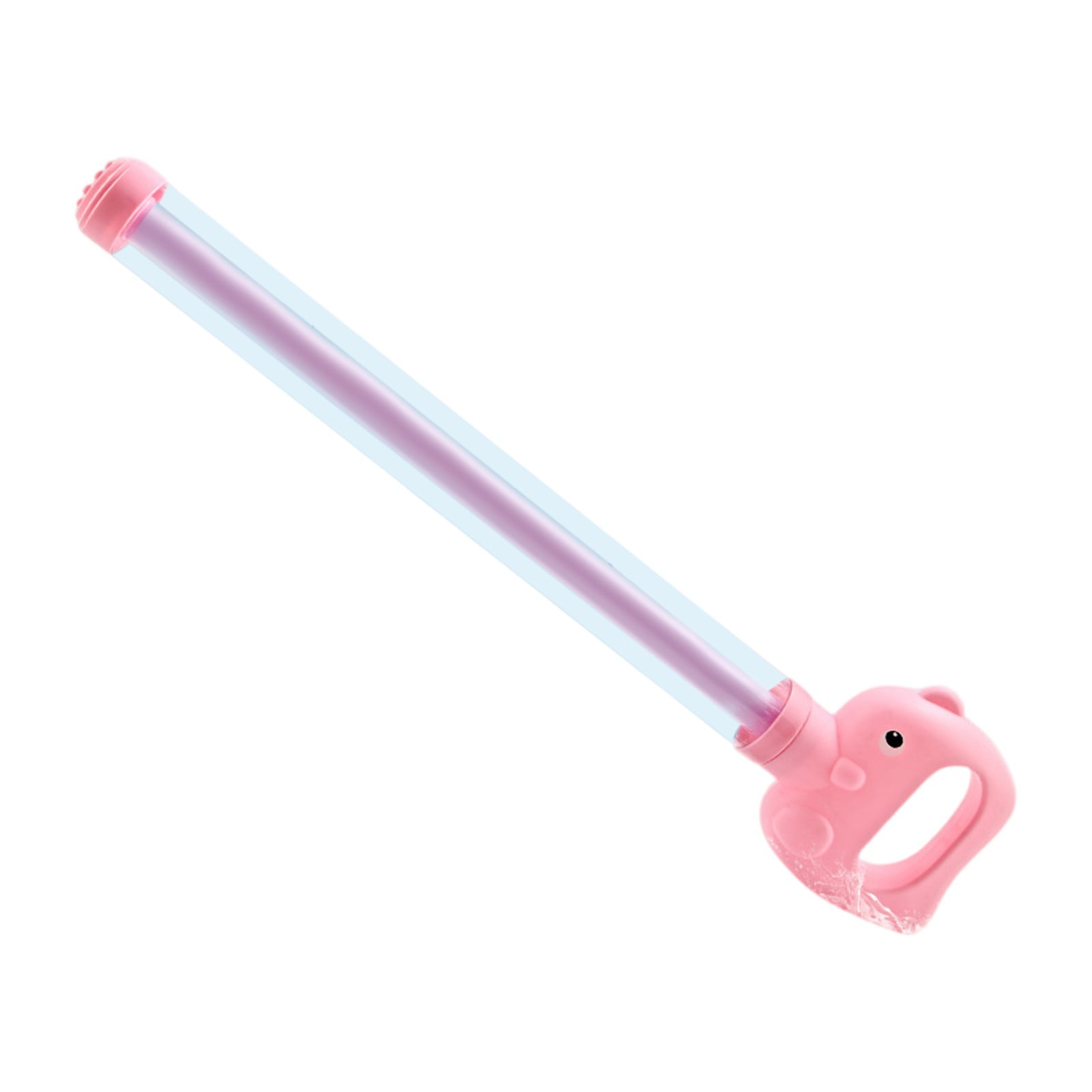 Pull-Back Water Gun 24.41 in, Plastic Manual Pump Water Gun, Outdoor Summer Fun, Pool Party, Backyard Play Beach Essentials (Pink)
