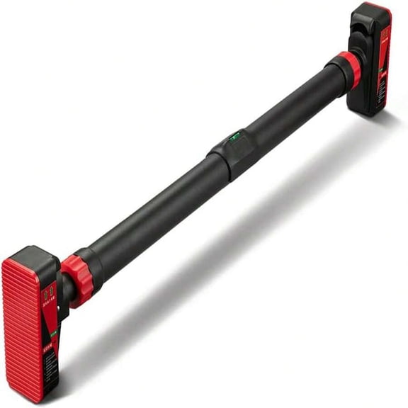Pull Up Bar For Doorway - Adjustable No Screws Chin Up Bar For Home Gym, 440 LBS Max Load, With Level Meter & Anti-Slip Design For Strength Training Pull Up