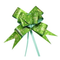 Pull Bow Gift Ribbon Set, Striped Pvc Pull Bows for Gift Wrapping, Party Favors, Wedding & Christmas Decor, Easy-Assemble Decorative Bows for Floral , Gift Box Decoration Bow Ribbon 10 Pieces