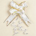 thumbnail image 1 of Pull Bows for Gift Baskets, Ribbon White Bows for Gift Presents Wrapping and Packing, Wedding Paper Strap Wedding Invitation Envelope Car Decor, 1 of 4