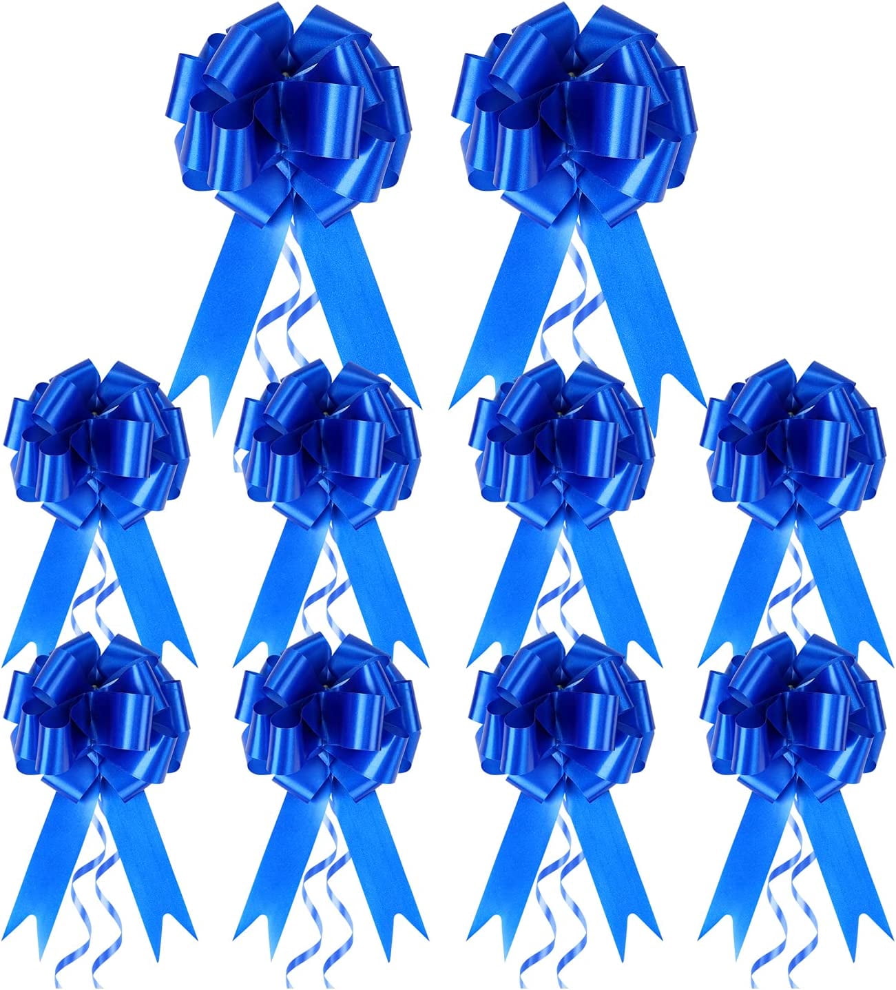 Pull Bows for Gifts Basket Valentine's Day Small Ribbon Wrapping Ribbons and A10-30pcs-Deep Blue