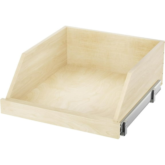 Pull Out Cabinet Organizer, Slide Out Wood Drawer Shelf, Pull Out Drawers for Cabinets, 8" High Beveled Pull Out Organizers for Kitchen Pantry, 19½" W×21" D