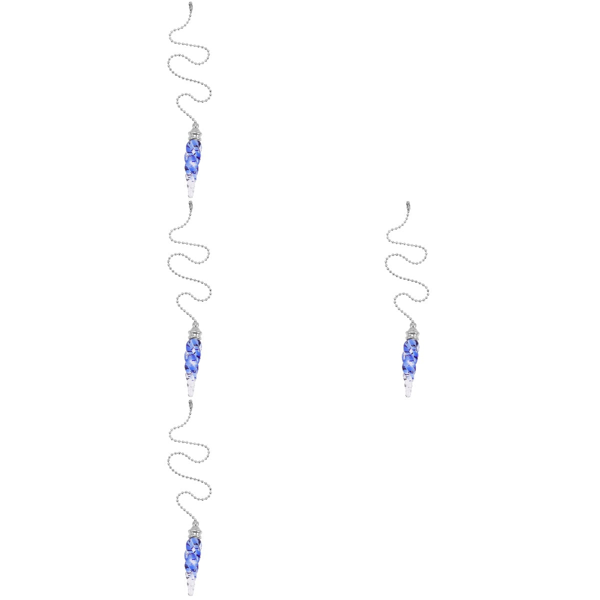 Pull Chain Extender for Ceiling Fan Decorative 4 Pack Zipper Strip