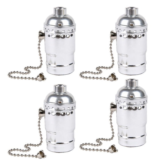Pull Chain Light Bulb Lamp Socket Replacement Switch E27 E26 3 Way 250W USA