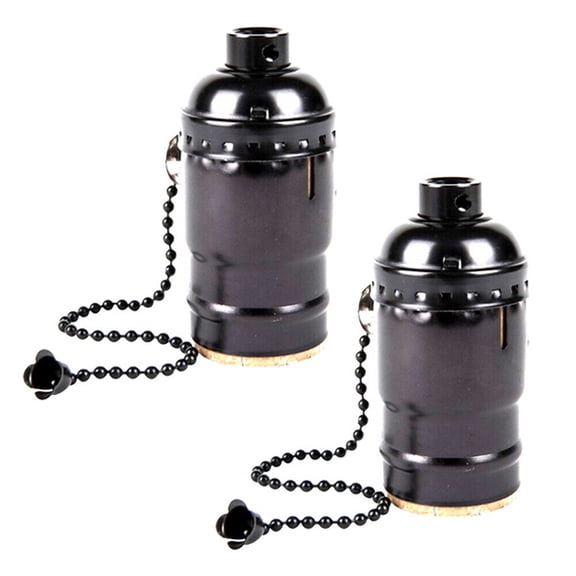 Pull Chain Light Bulb Lamp Socket Replacement Switch E27 E26 3 Way 250W