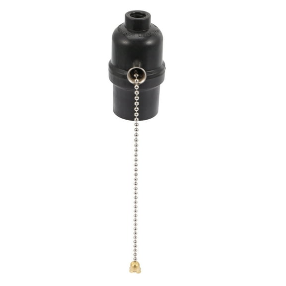 E27 Drawstring Lamp Holder Parts Lampholder with Pull Chain Light Bulbs Wall LED Socket Replacement Pullswitch Base