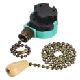 thumbnail image 1 of Pull Chain Switch 3 Speed ZE-268S6 w Chain for Ceiling Fan Lamp Green Bronze, 1 of 5