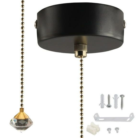 Pull Cord Light Switch Pendant Bathroom Pull Cord Switch200Cm Cord Pull String Black Smile Home