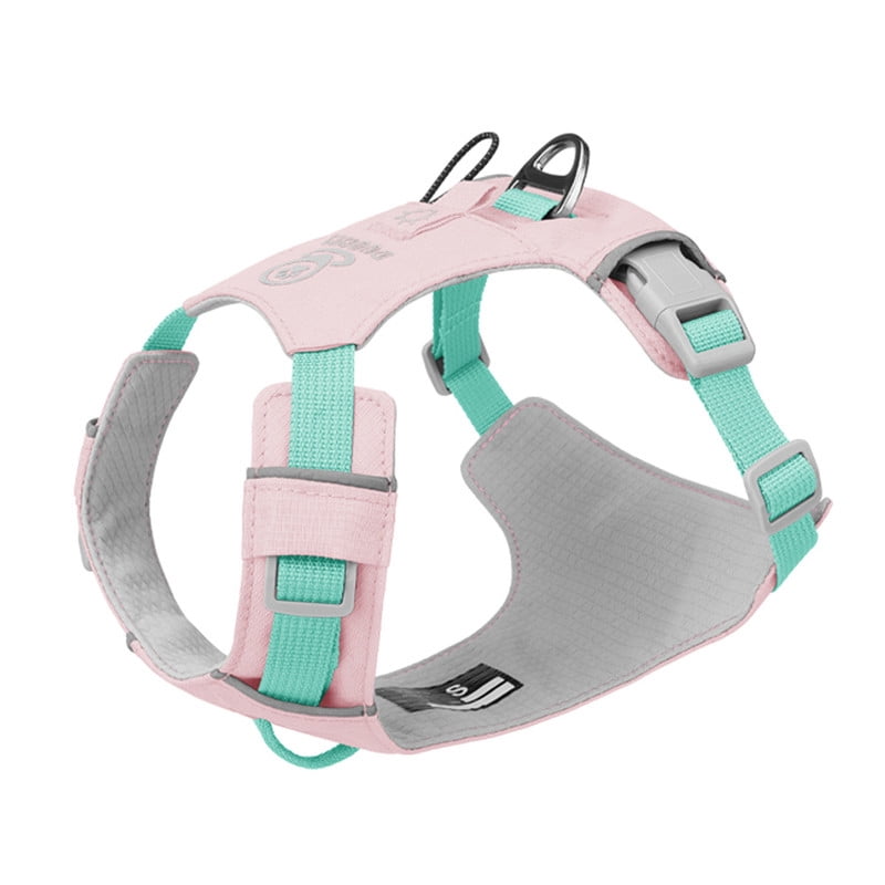 No Pull Dog Harness, Adjustable Soft Padded Pet Vest Harness with Safety Reflective Strips, Multi-Point Buckle Design for Small Medium Large Dogs Daily Walking