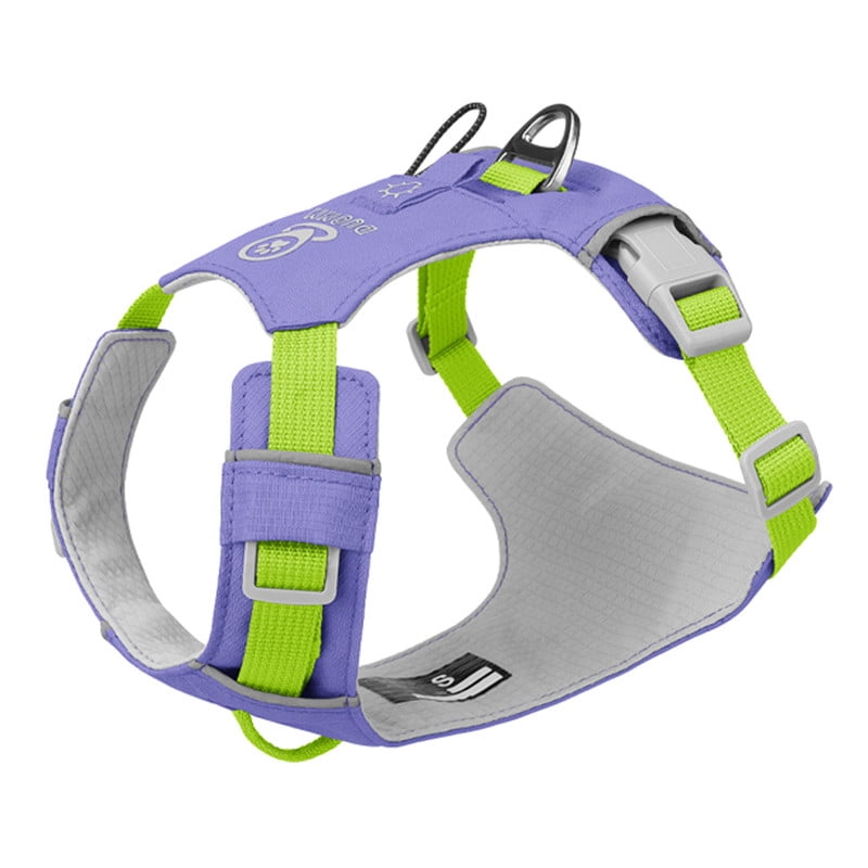 No Pull Dog Harness, Adjustable Soft Padded Pet Vest Harness with Safety Reflective Strips, Multi-Point Buckle Design for Small Medium Large Dogs Daily Walking