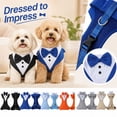 thumbnail image 1 of No Pull Dog Harness Featuring Breathable Mesh Tuxedo Design with Secure D-Ring & Adjustable Straps, Comfortable Walking Vest for Small Medium Large Dogs, Cute Wedding Outfit with, 1 of 6