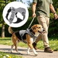 thumbnail image 1 of No Pull Dog Harness for Large Dogs, No Choke Dog Harness Vest with Easy Control Handle, Reflective Soft Padded Service Vest, Adjustable Easy on Pet Harness for Running Walking（Grey L）, 1 of 9