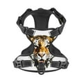 thumbnail image 1 of No Pull Dog Harness For Large Dogs Easy Walk Dog Vest Adjustable Collars Harnesses & Leashes Set Breathable Oxford Outdoor Walking Safety Reflective Strip Tiger Head With Creative, 1 of 9