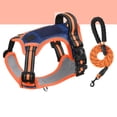 thumbnail image 1 of No Pull Dog Harness and Leash Set, Reflective Adjustable Pet Vest with Easy Control Handle, Breathable Padded Mesh Training Harness for Small Medium Large Dogs, 1 of 6