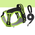 thumbnail image 1 of No Pull Dog Harness and Leash Set, Reflective Adjustable Pet Vest with Easy Control Handle, Breathable Padded Mesh Training Harness for Small Medium Large Dogs, 1 of 6