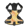 thumbnail image 1 of No Pull Dog Harness For Medium Dogs Easy Walk Dog Vest Adjustable Collars Harnesses & Leashes Set Breathable Oxford Outdoor Walking Safety Reflective Strip Plant Leaves Golden Yellow, 1 of 9