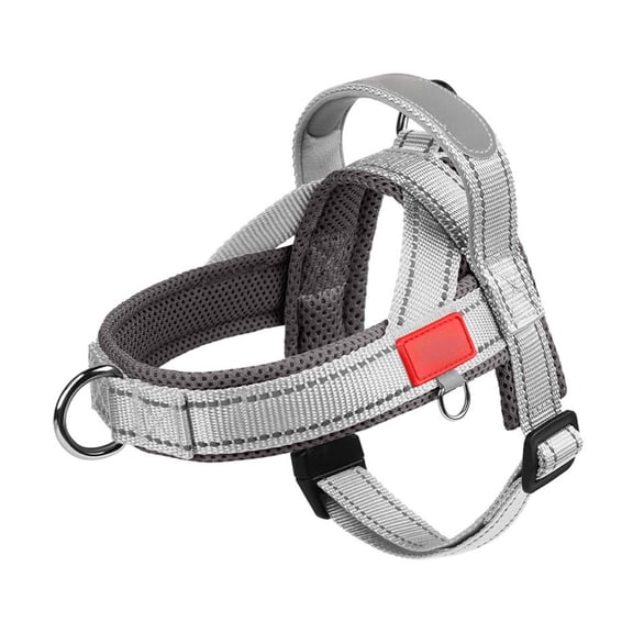 No Pull Dog Harness Medium Sized Dog, Breathable Mesh Padded Dog Harness and Leash Set, Adjustable Reflective Escape Proof Dog Vest Harnessss Quick Fit for Training Walking