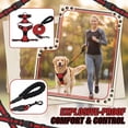 thumbnail image 1 of No Pull Dog Harness, Red Dog Harness, Mesh Dog Harness, Adjustable Straps, Straps with Buckles, Metal Dog Leash, Reflective Dog Leash, 60 in Length, Outdoor Walking, 2 Pc, 1 of 6