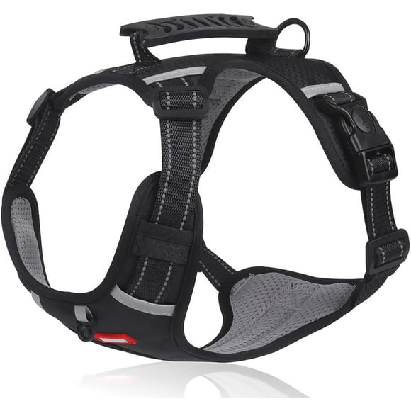 No Pull Dog Harness Reflective No Choke Pet Padded Vest Harness for Small Medium Large Dogs,Breathable Heavy Duty Dog Walking Harness with Easy Control Handle for Outdoor Training Running