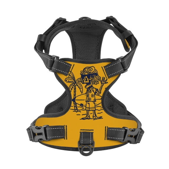 No Pull Dog Harness For Small Dogs Easy Walk Dog Vest Adjustable Collars Harnesses & Leashes Set Breathable Oxford Outdoor Walking Safety Reflective Strip